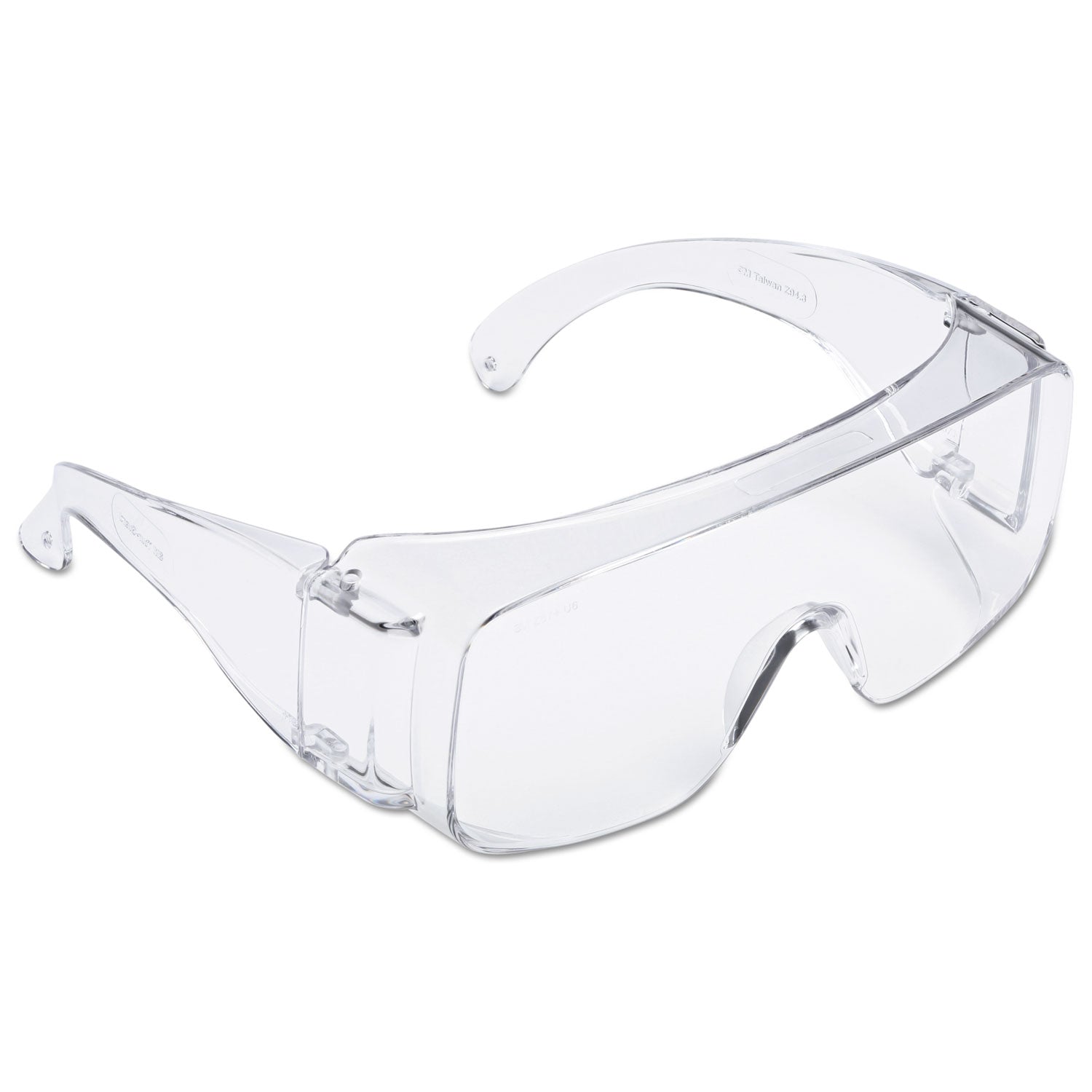 3M Tour-Guard V Protective Eyewear - Medium Size - Ultraviolet Protection - Clear Lens - 100 / Box