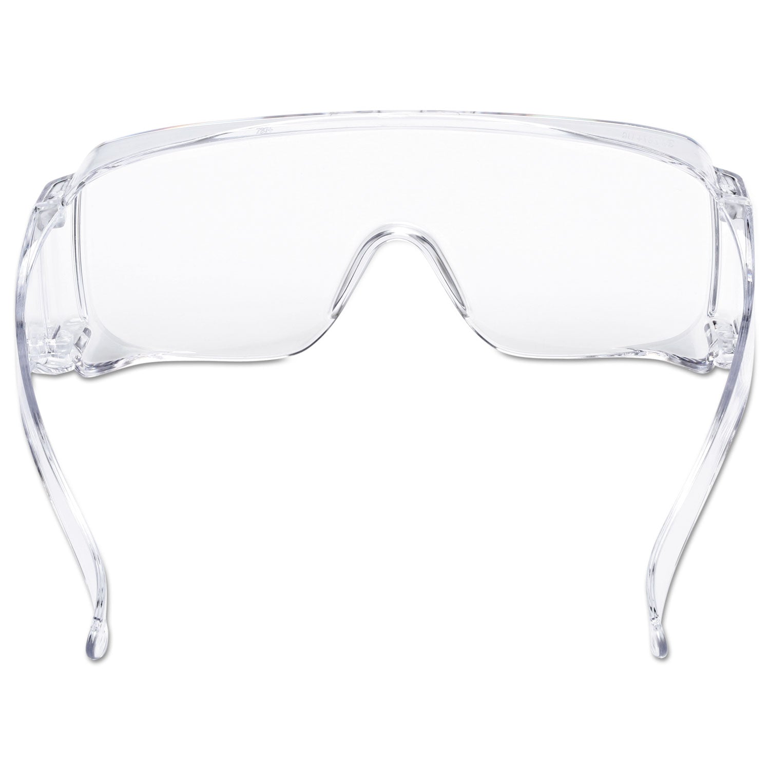 Tour Guard V Safety Glasses, One Size Fits Most, Clear Frame/Lens, 20/Box