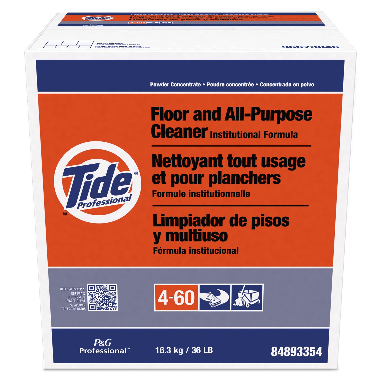 Floor and All-Purpose Cleaner, 36 lb Box - 