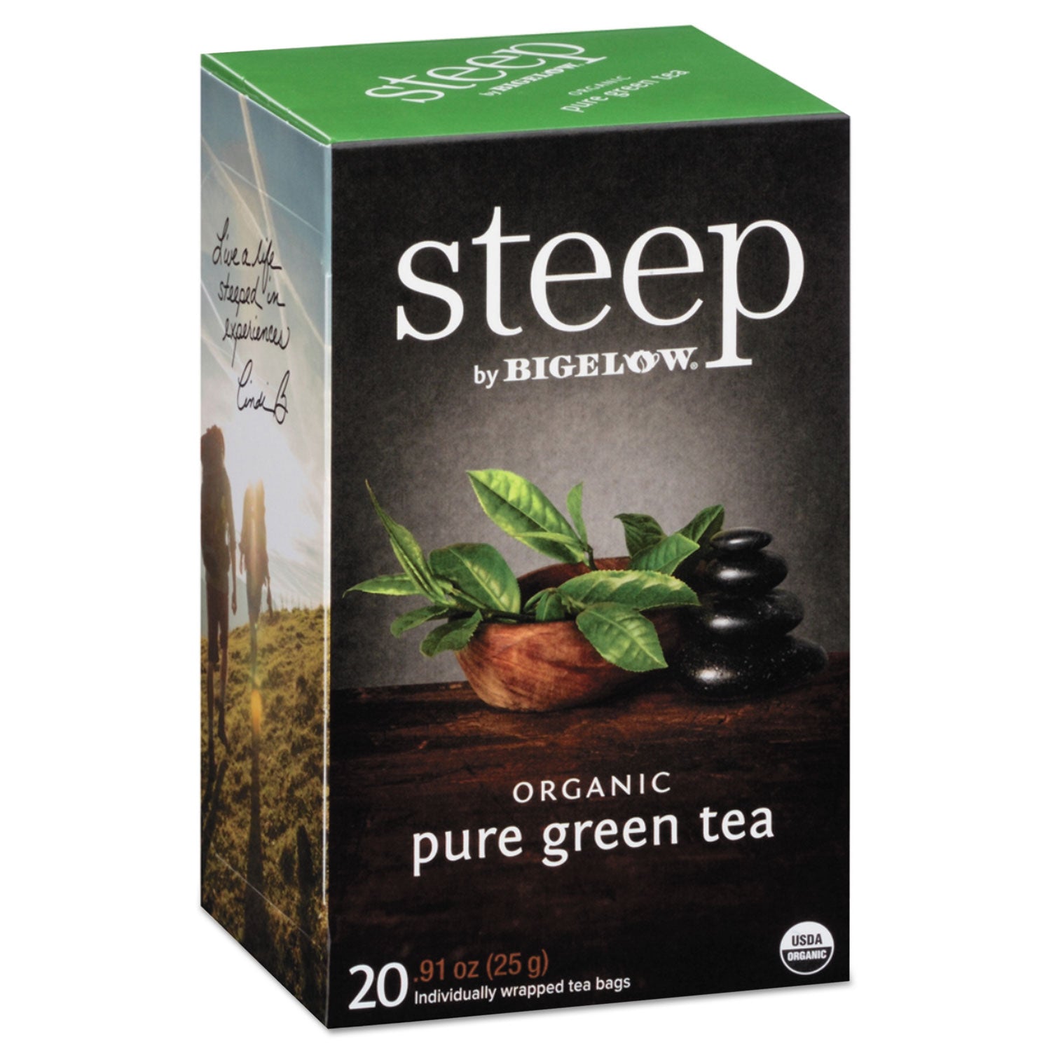 steep-tea-pure-green-091-oz-tea-bag-20-box_btc17703 - 1