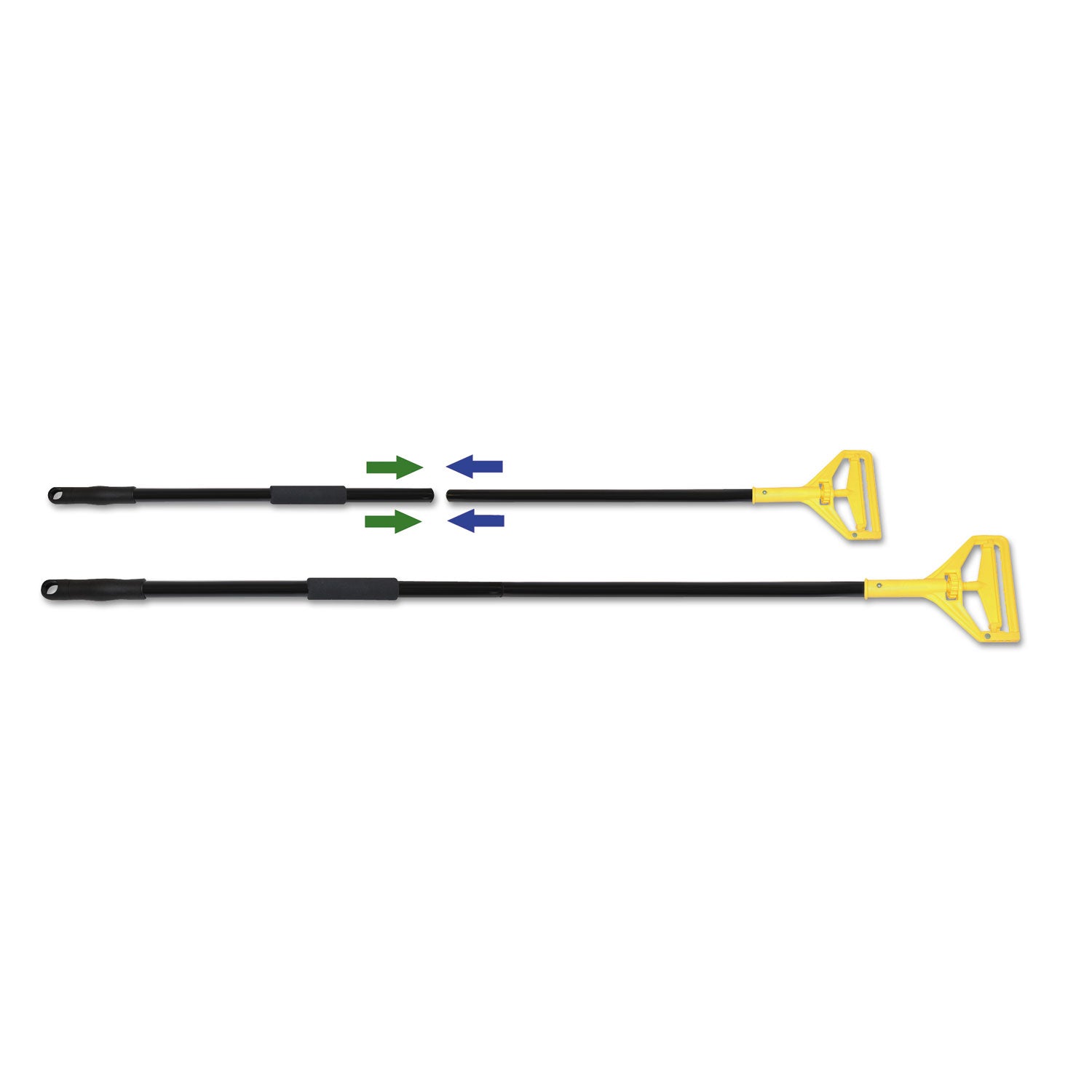 two-piece-metal-handle-with-plastic-quick-change-head-62-handle-black-yellow_bwkff620 - 1