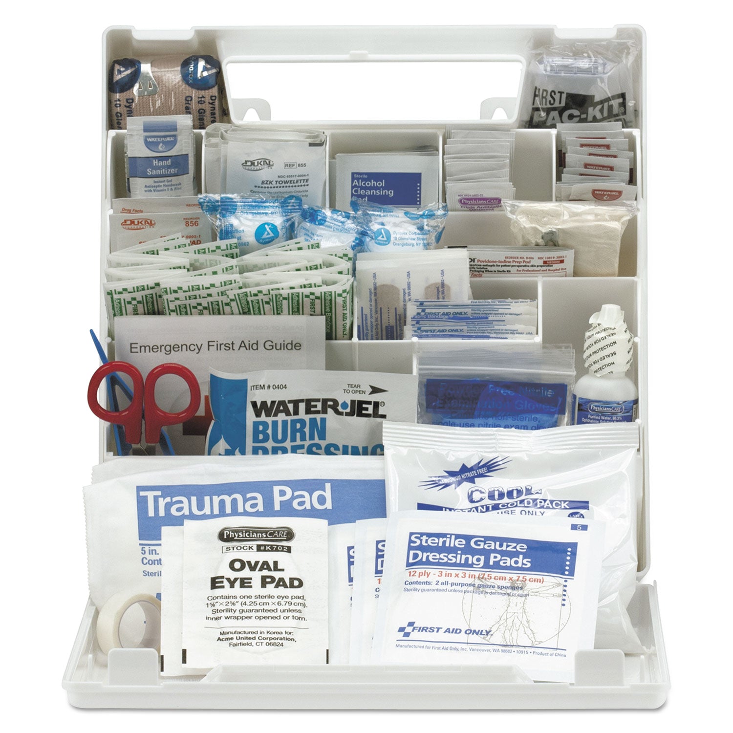 ansi-class-a+-first-aid-kit-for-50-people-183-pieces-plastic-case_fao90639 - 2