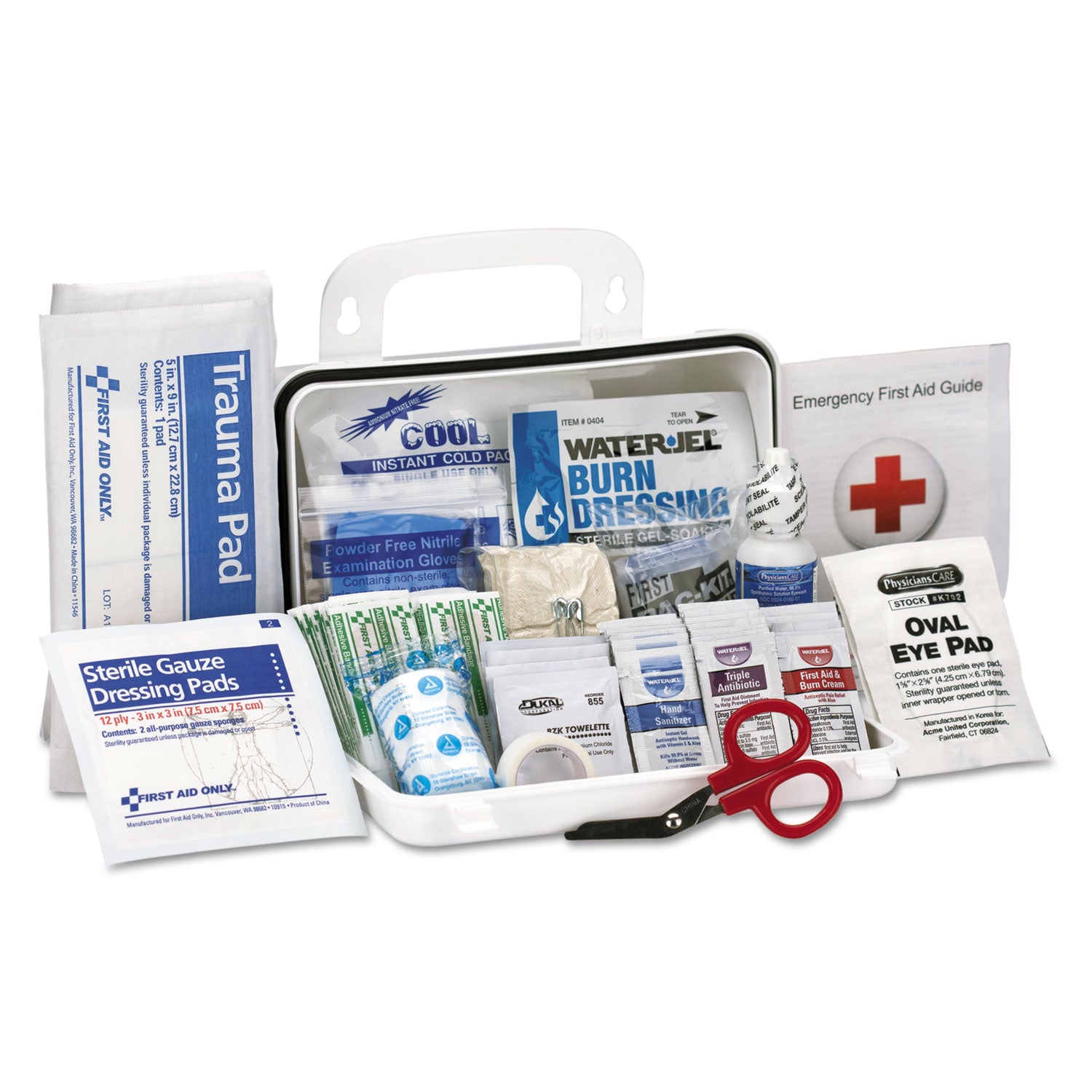 ansi-class-a-10-person-first-aid-kit-71-pieces-plastic-case_fao90754 - 2