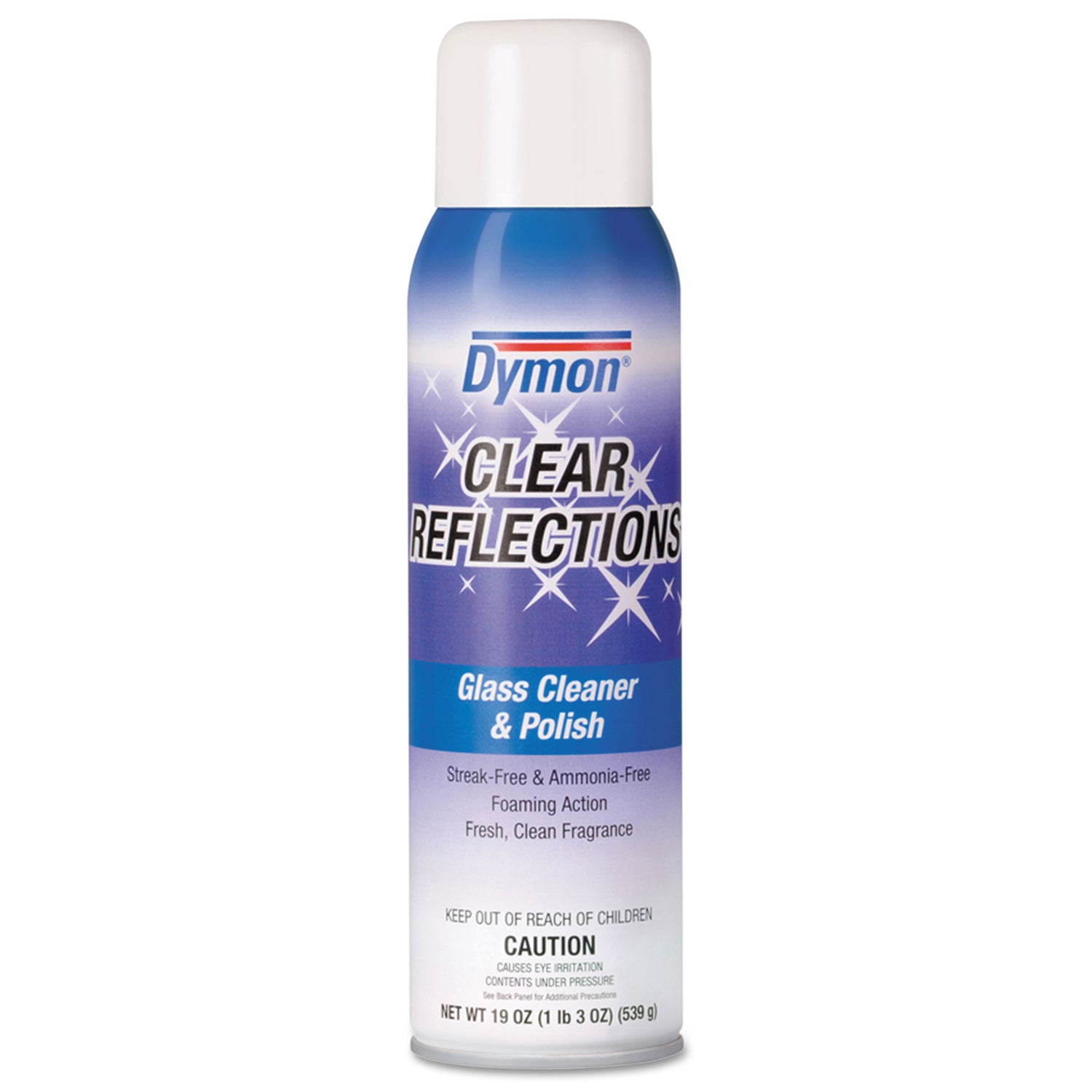 Clear Reflections Mirror and Glass Cleaner, 20 oz Aerosol Spray, 12/Carton - 