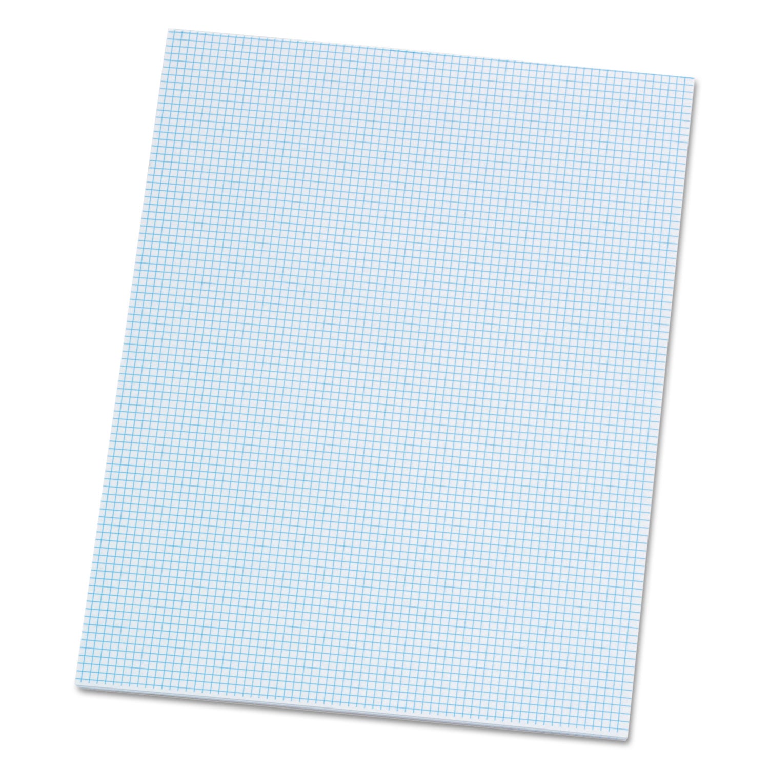 Quadrille Pads, Quadrille Rule (8 sq/in), 50 White (Heavyweight 20 lb Bond) 8.5 x 11 Sheets - 