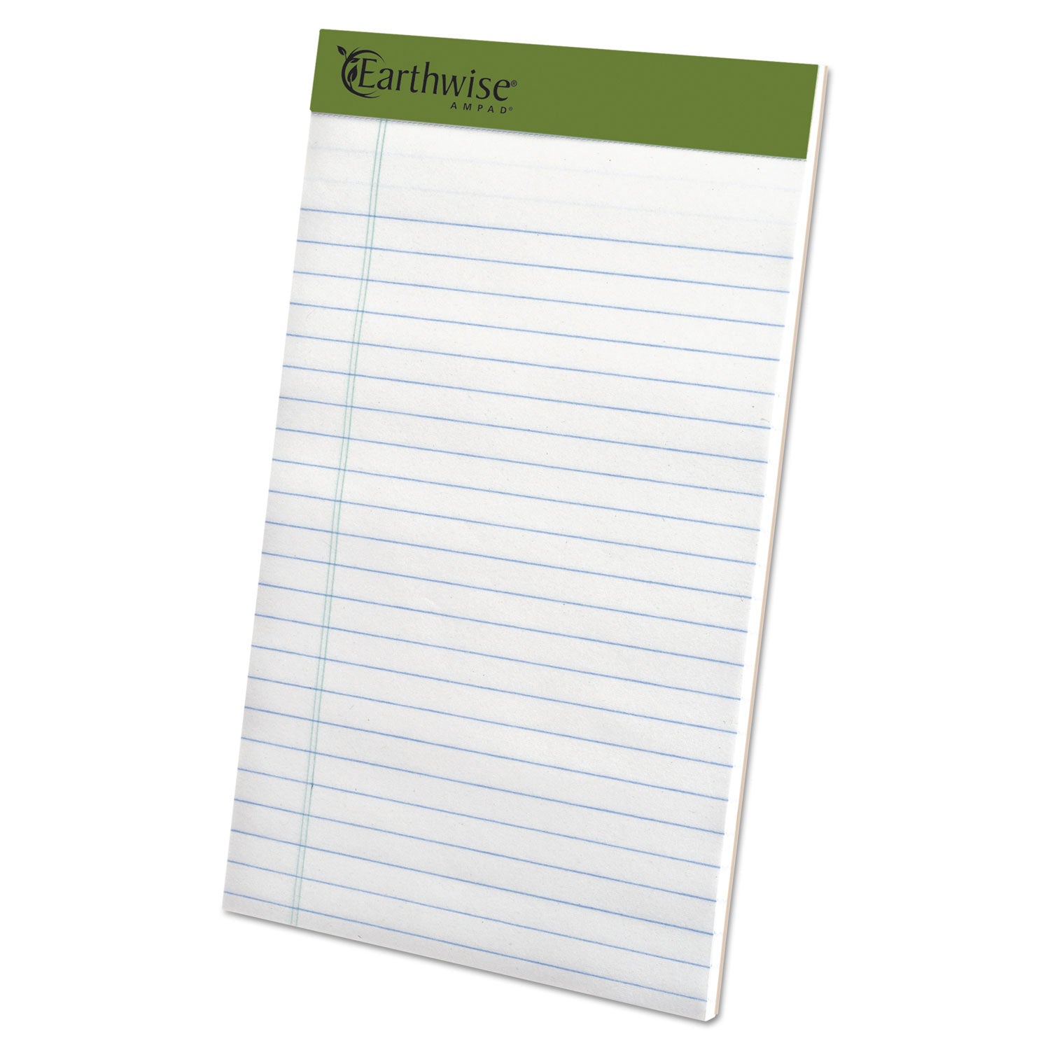 earthwise-by-ampad-recycled-paper-legal-pads-wide-legal-rule-40-white-5-x-8-sheets-6-pack_top40112 - 1