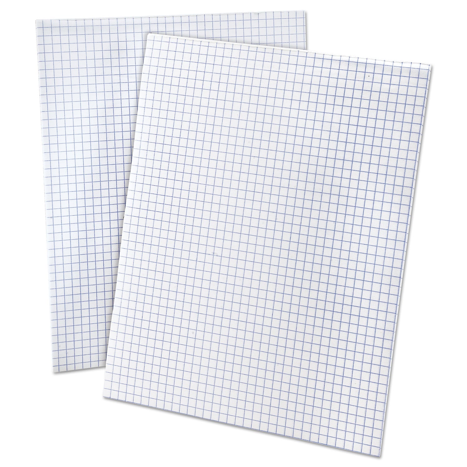 Quadrille Pads, Quadrille Rule (4 sq/in), 50 White (Standard 15 lb Bond) 8.5 x 11 Sheets - 