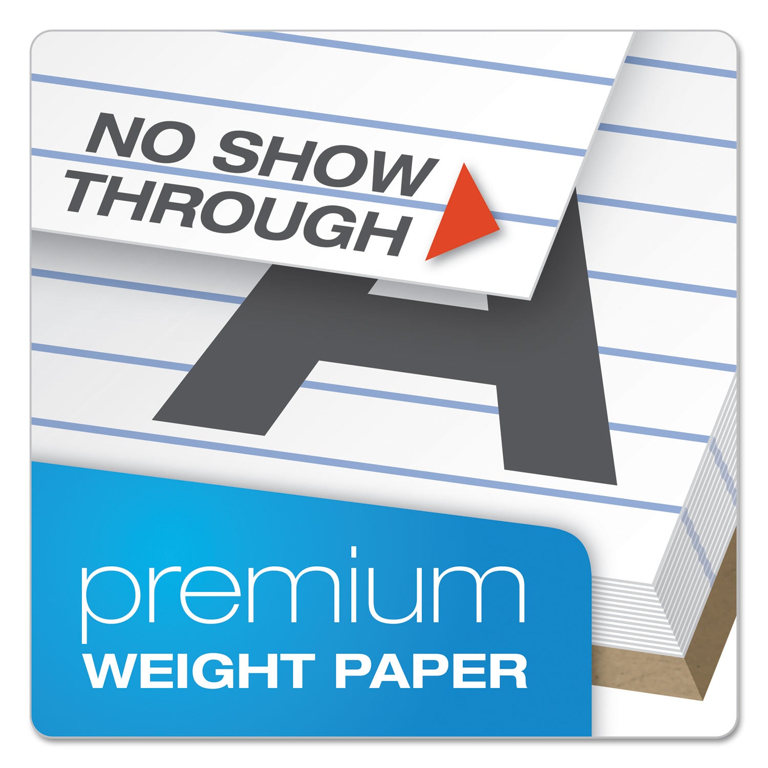 TOPS Gold Fibre Ruled Perforated Writing Pads, Sold as 1 Package, 4 Each per Package