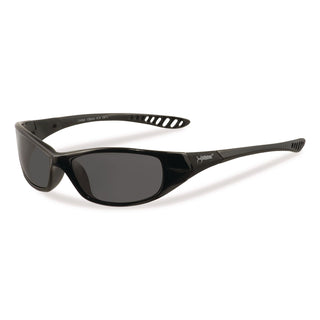 V40 HellRaiser Safety Glasses, Black Frame, Smoke Lens
