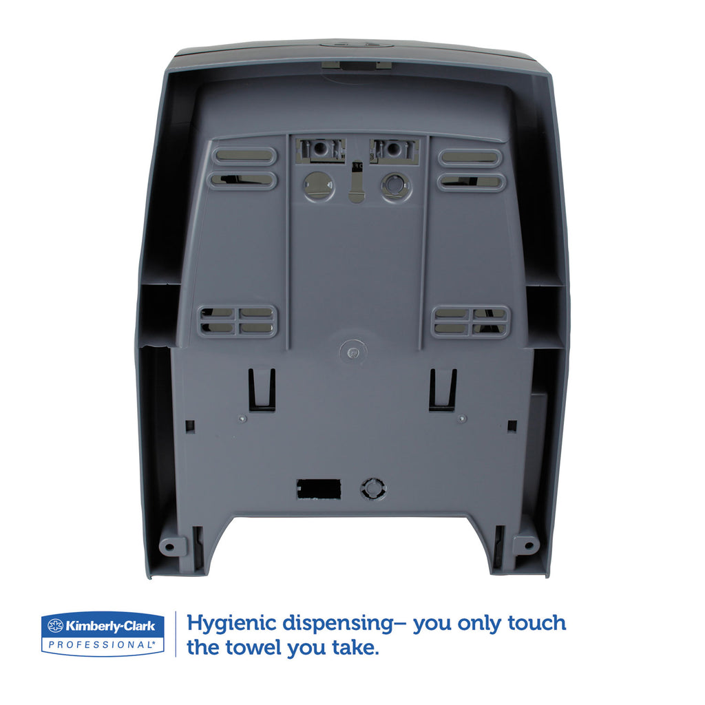 Sanitouch Hard Roll Towel Dispenser, 12.63 x 10.2 x 16.13, Smoke - 