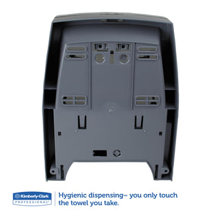 Sanitouch Hard Roll Towel Dispenser, 12.63 x 10.2 x 16.13, Smoke - 
