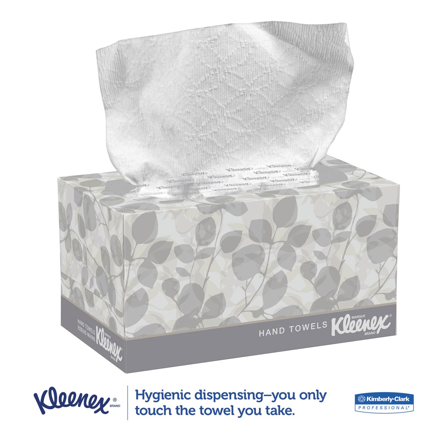 Hand Towels, POP-UP Box, Cloth, 1-Ply, 9 x 10.5, Unscented, White, 120/Box, 18 Boxes/Carton - 