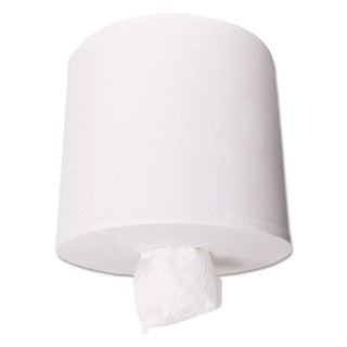 Essential Center-Pull Towels, Absorbency Pockets, 2-Ply, 8 x 15, White, 500/Roll, 4 Rolls/Carton