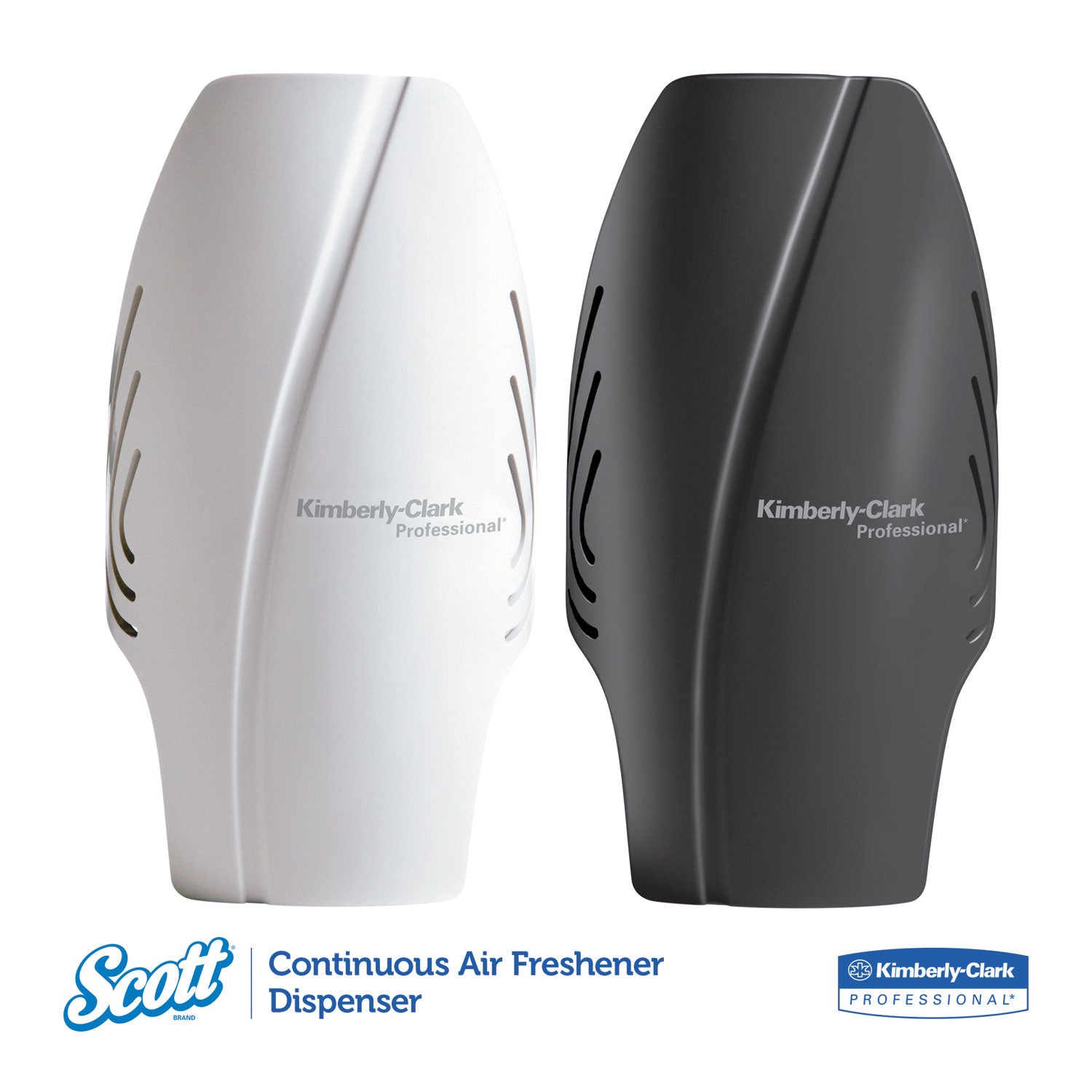 Continuous Air Freshener Dispenser, 2.8" x 2.4" x 5", Smoke - 