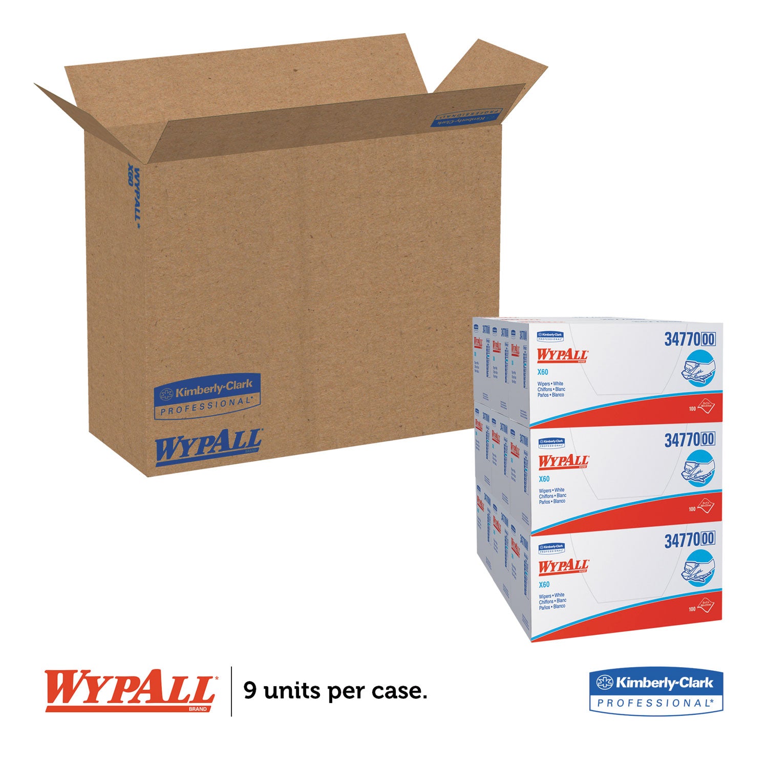 general-clean-x60-cloths-1-4-fold-11-x-23-white-100-box-9-boxes-carton_kcc34770 - 2