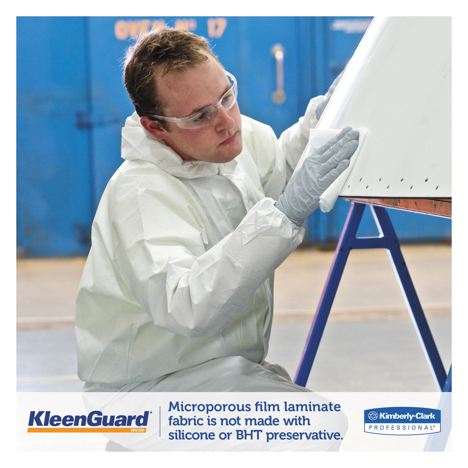 A35 Liquid and Particle Protection Coveralls, Zipper Front, Hooded, Elastic Wrists and Ankles, 2X-Large, White, 25/Carton