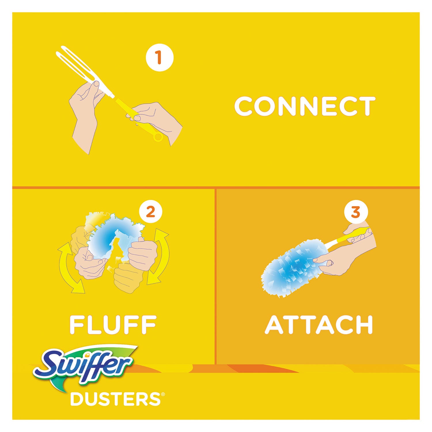 Refill Dusters, DustLock Fiber, Light Blue, Lavender Vanilla Scent,10/Box,4 Boxes/Carton