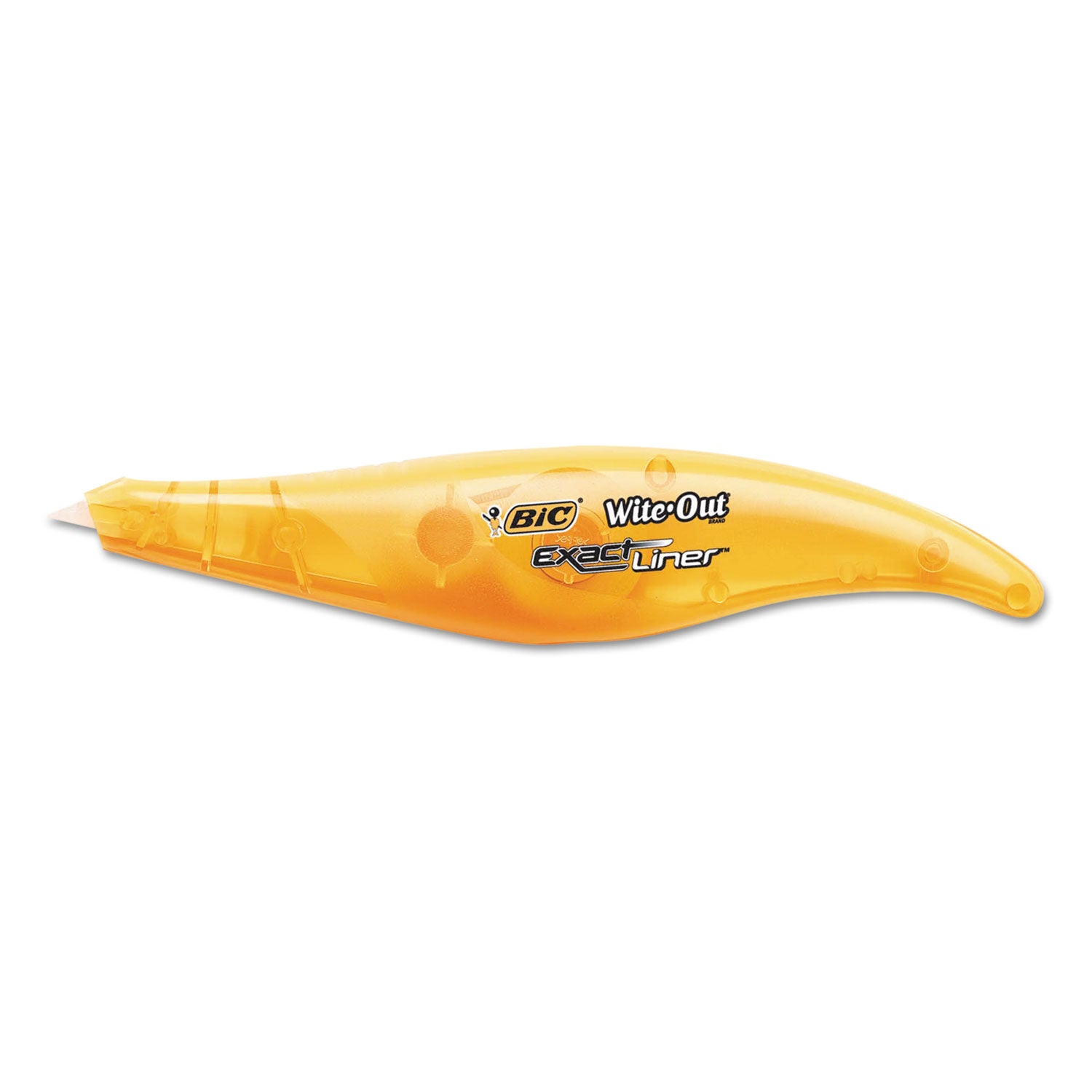 Wite-Out Brand Exact Liner Correction Tape, Non-Refillable, Blue/Orange Applicators, 0.2" x 236", 2/Pack