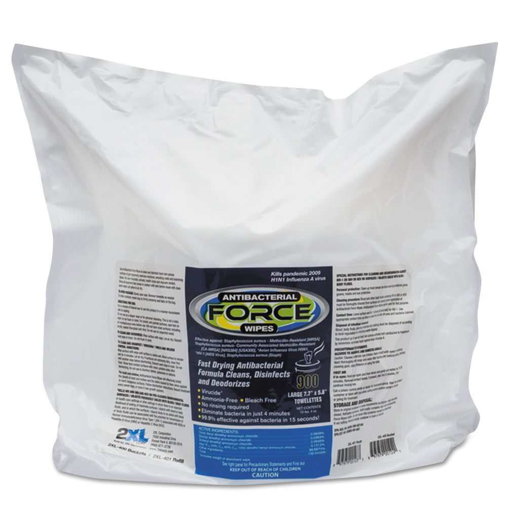 force-disinfecting-wipes-refill-1-ply-6-x-8-unscented-white-900-pack-4-packs-carton_txll4014 - 1
