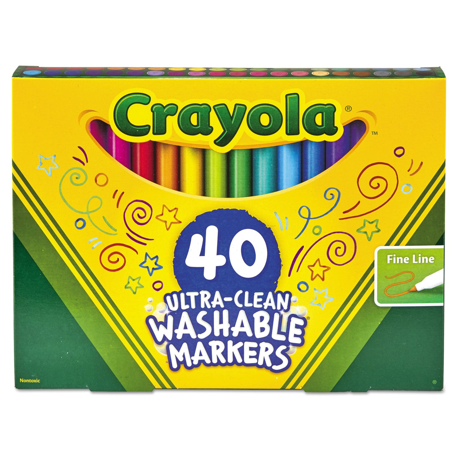 ultra-clean-washable-markers-fine-bullet-tip-assorted-colors-40-set_cyo587861 - 1