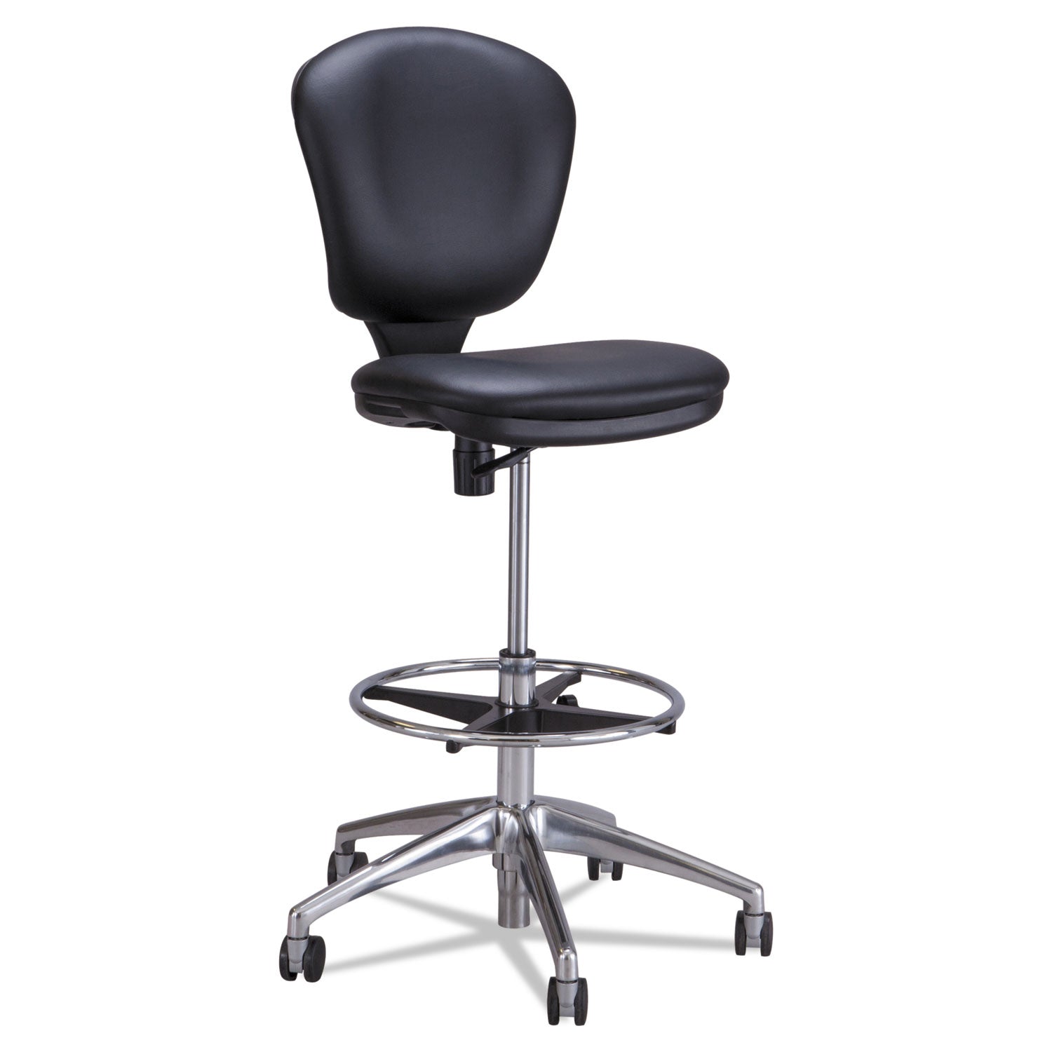 metro-collection-extended-height-chair-supports-up-to-250-lb-23-to-33-seat-height-black-seat-back-chrome-base_saf3442bv - 1