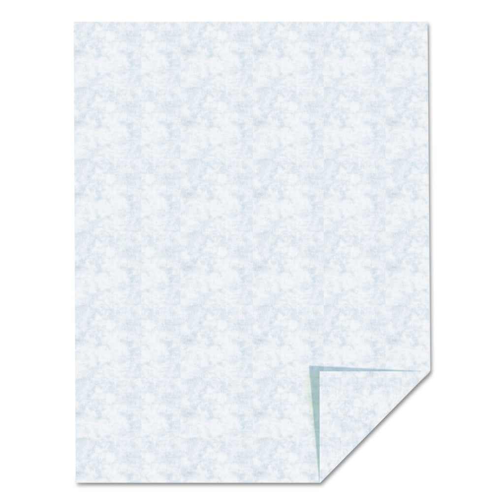 Parchment Specialty Paper, 24 lb Bond Weight, 8.5 x 11, Blue, 100/Box