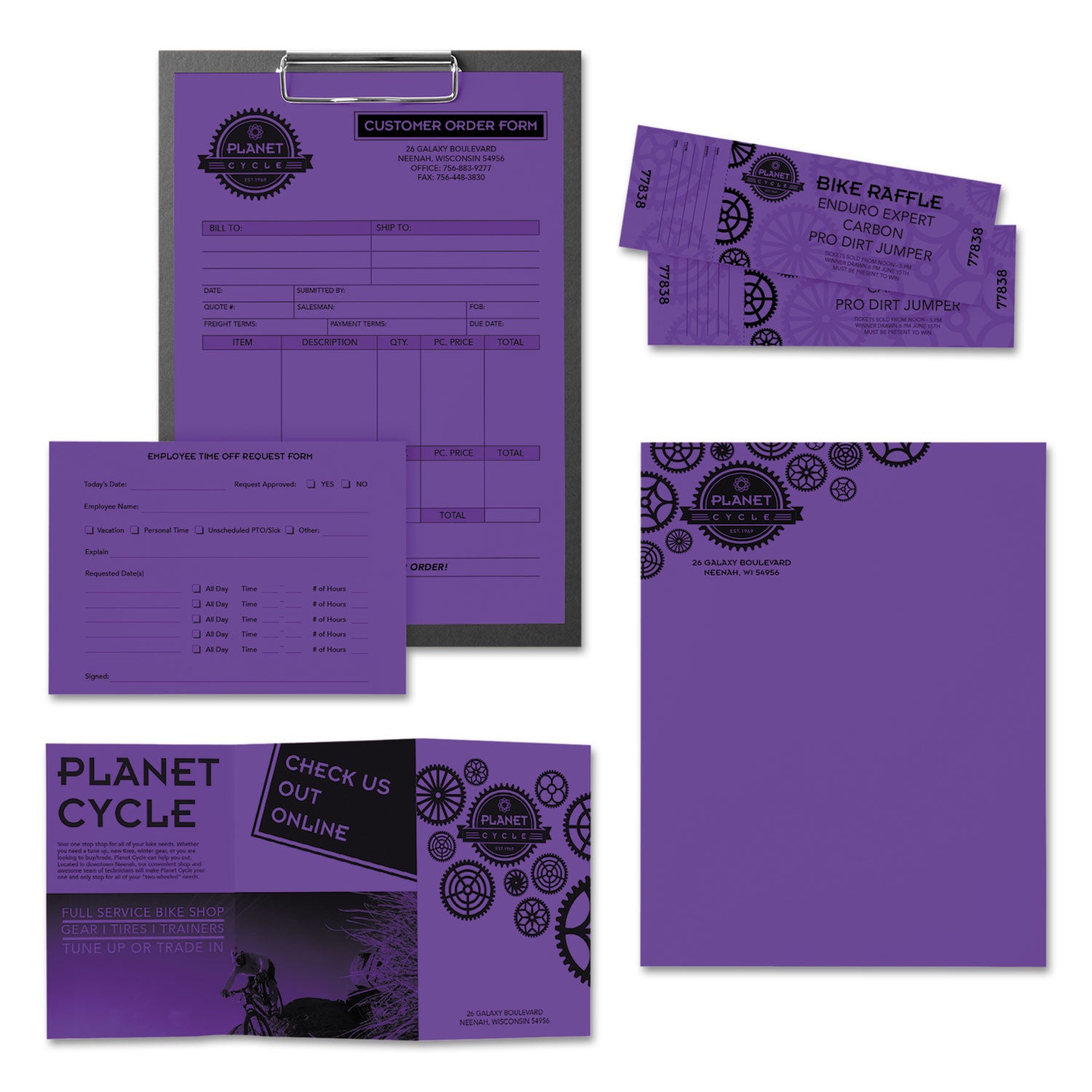 Astrobrights Color Paper - Grape - Letter - 8 1/2" x 11" - 24 lb Basis Weight - 500 / Ream - FSC - Acid-free, Lignin-free - Gravity Grape (Purple)