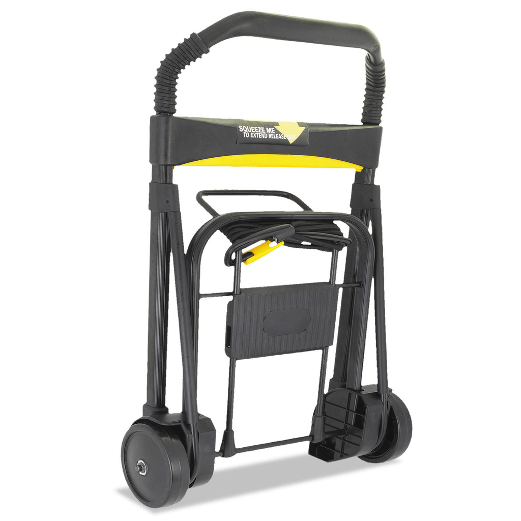 Ultra-Lite Folding Cart, 250 lb Capacity, 11 x 13.25 Platform, Black - 