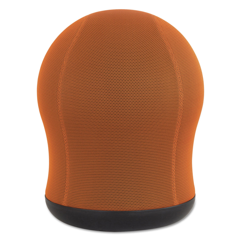 zenergy-swivel-ball-chair-backless-supports-up-to-250-lb-orange-seat-black-base_saf4760or - 1