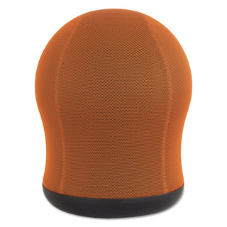 zenergy-swivel-ball-chair-backless-supports-up-to-250-lb-orange-seat-black-base_saf4760or - 1
