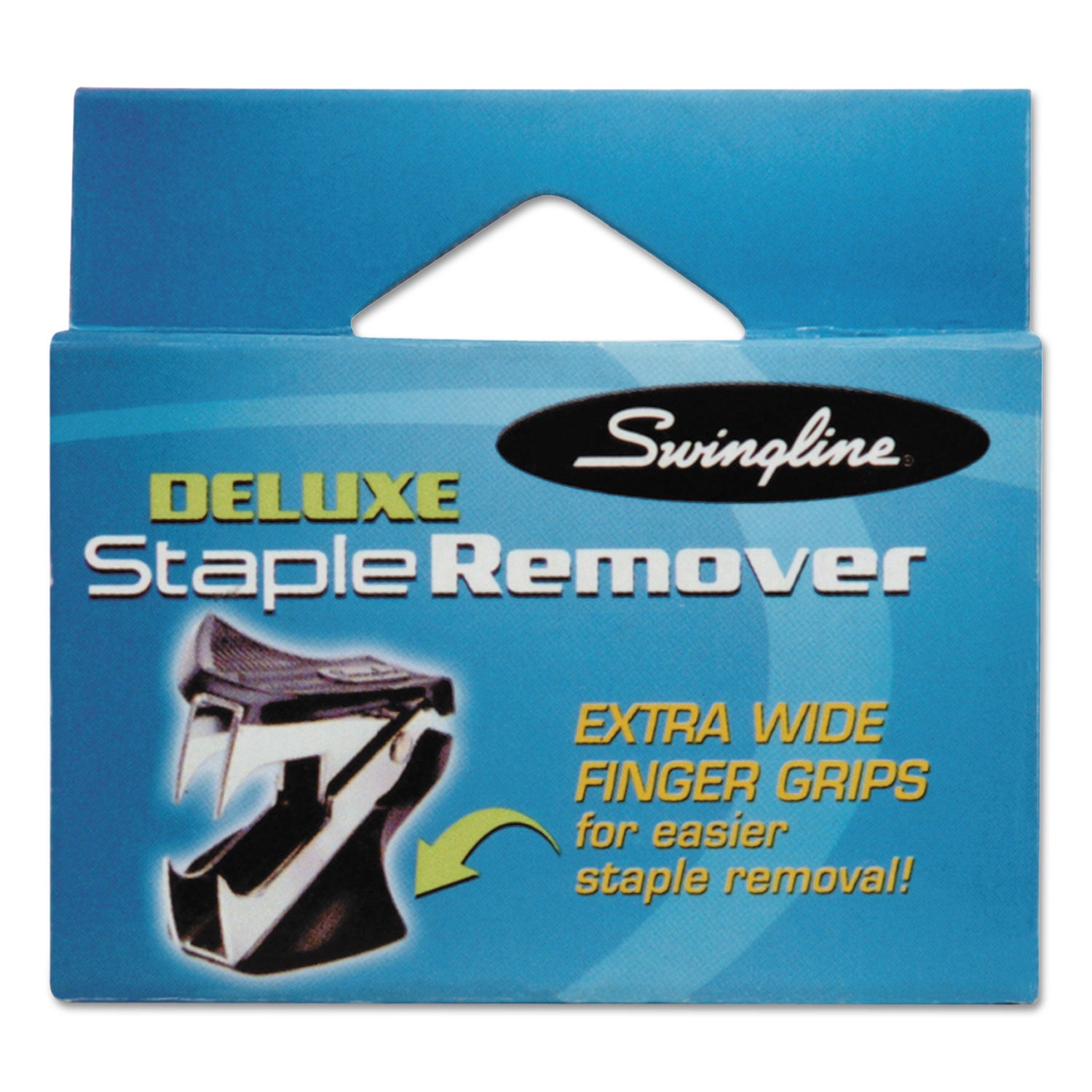 Deluxe Jaw-Style Staple Remover, Black - 