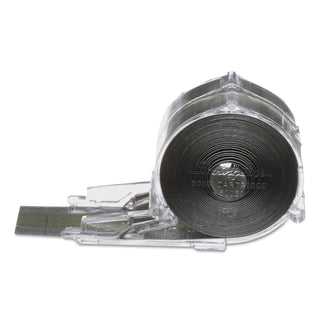 Cartridge Staples, 0.25" Leg, 0.5" Crown, Steel, 5,000/Box
