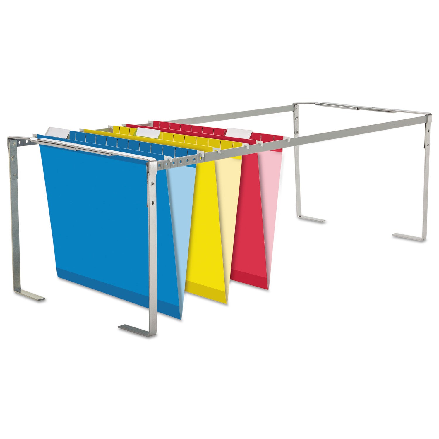 Hanging Folder Frame, Legal/Letter Size, 27" Long, Gray - 