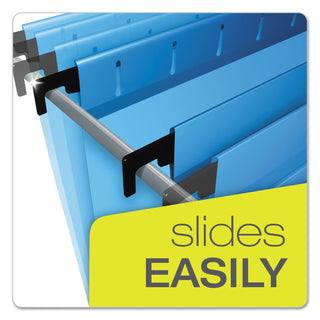 SureHook Hanging Folders, Letter Size, 1/5-Cut Tabs, Assorted Colors, 20/Box