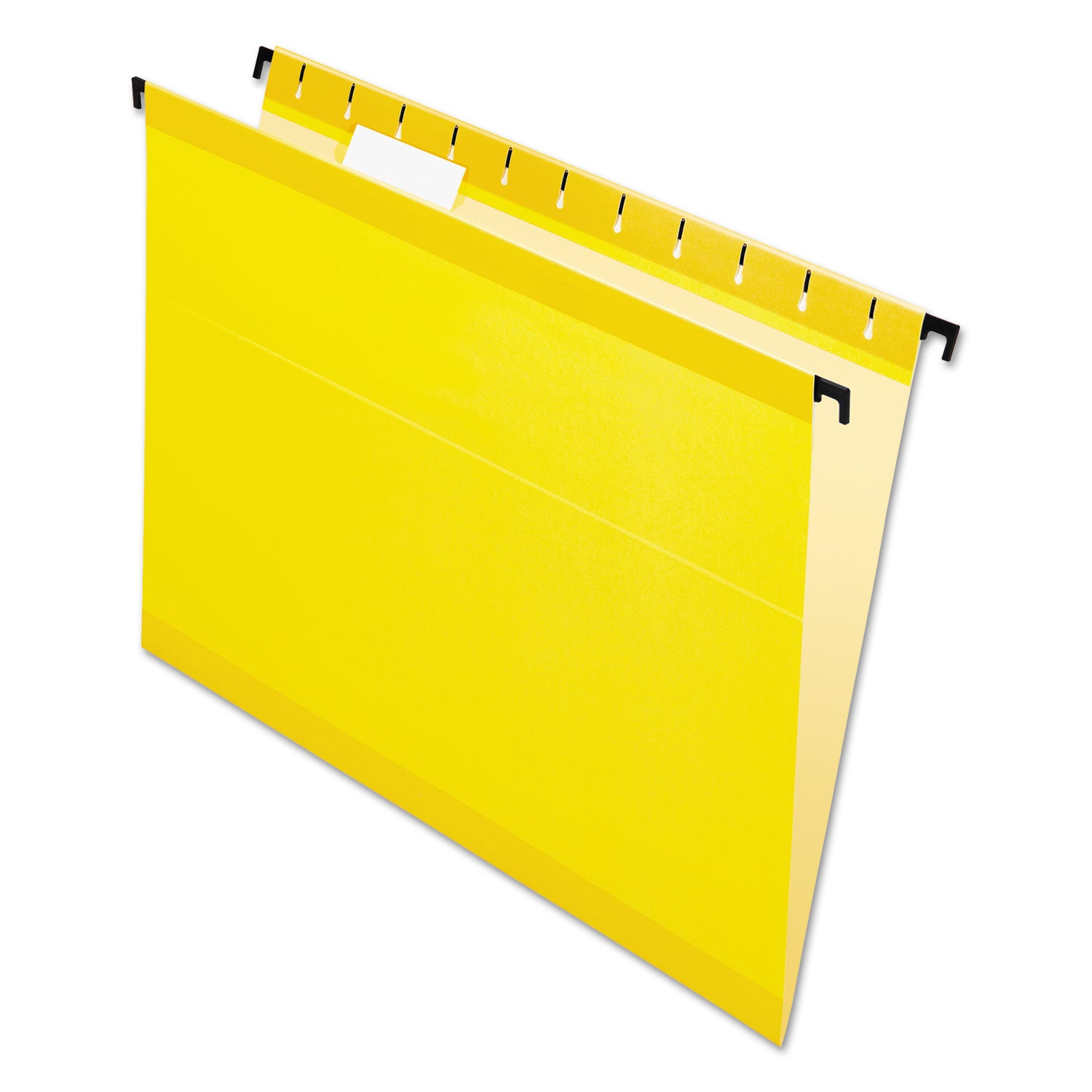 SureHook Hanging Folders, Letter Size, 1/5-Cut Tabs, Yellow, 20/Box - 