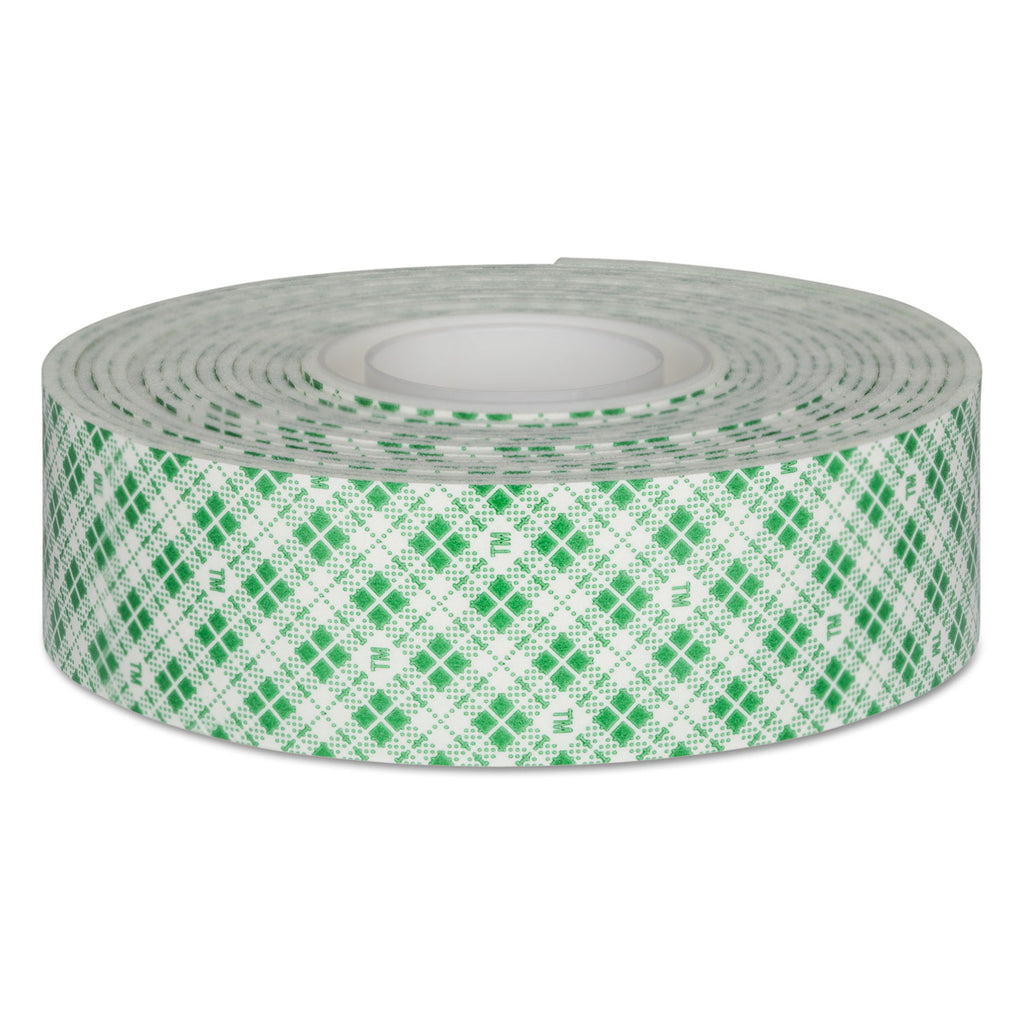 Permanent High-Density Foam Mounting Tape, Holds Up to 15 lbs, 1 x 125, White