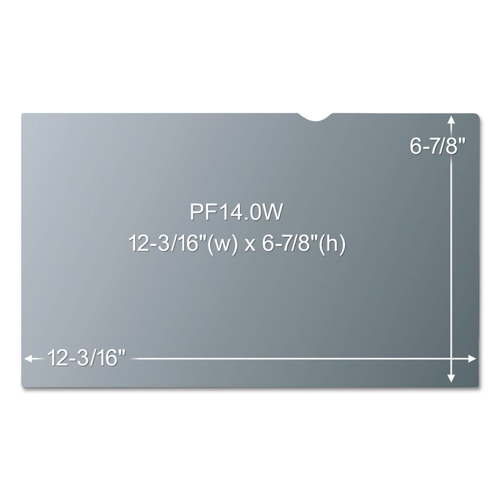 Antiglare Frameless Filter for 14" Widescreen Laptop, 16:9 Aspect Ratio