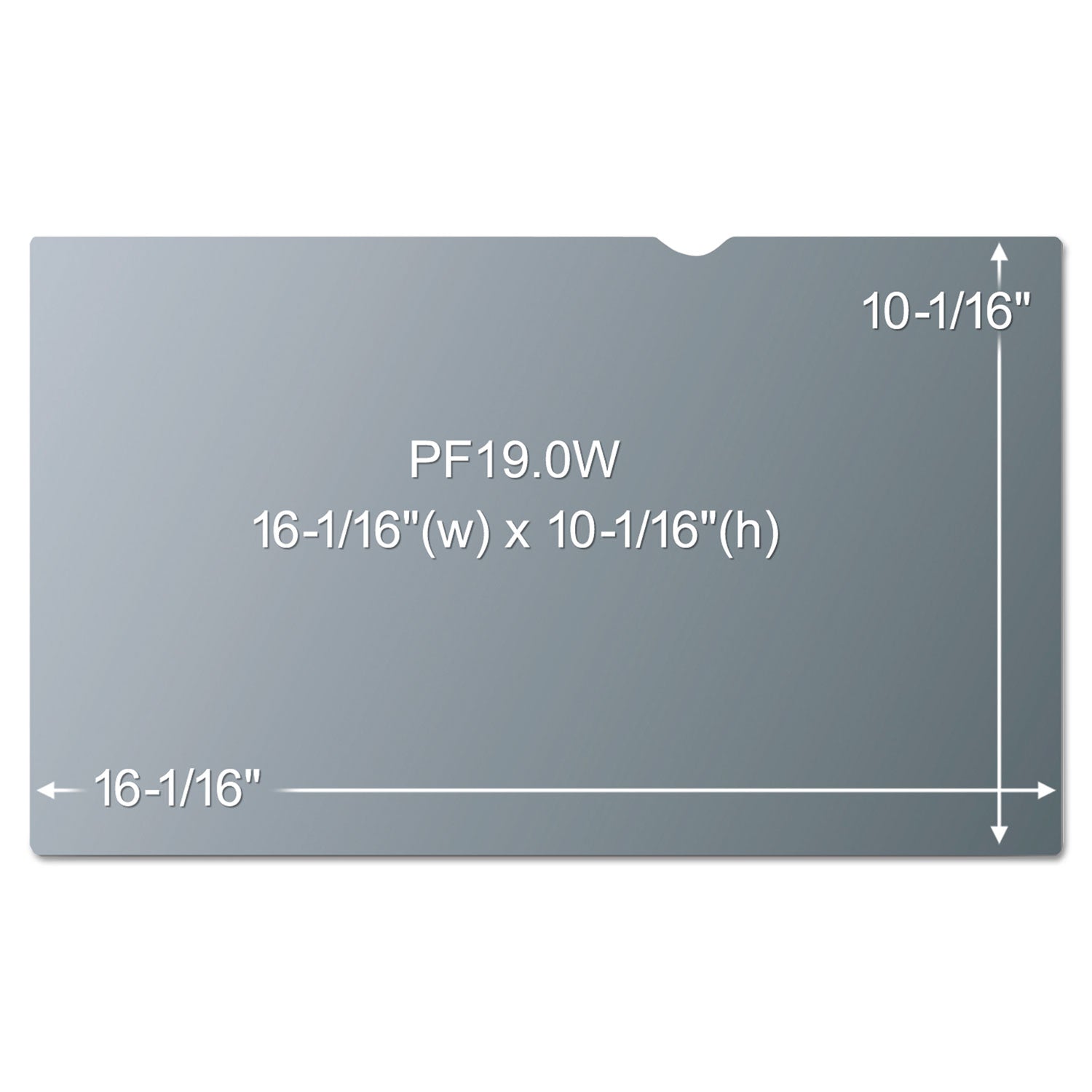 frameless-blackout-privacy-filter-for-19-widescreen-flat-panel-monitor-1610-aspect-ratio_mmmpf190w1b - 3