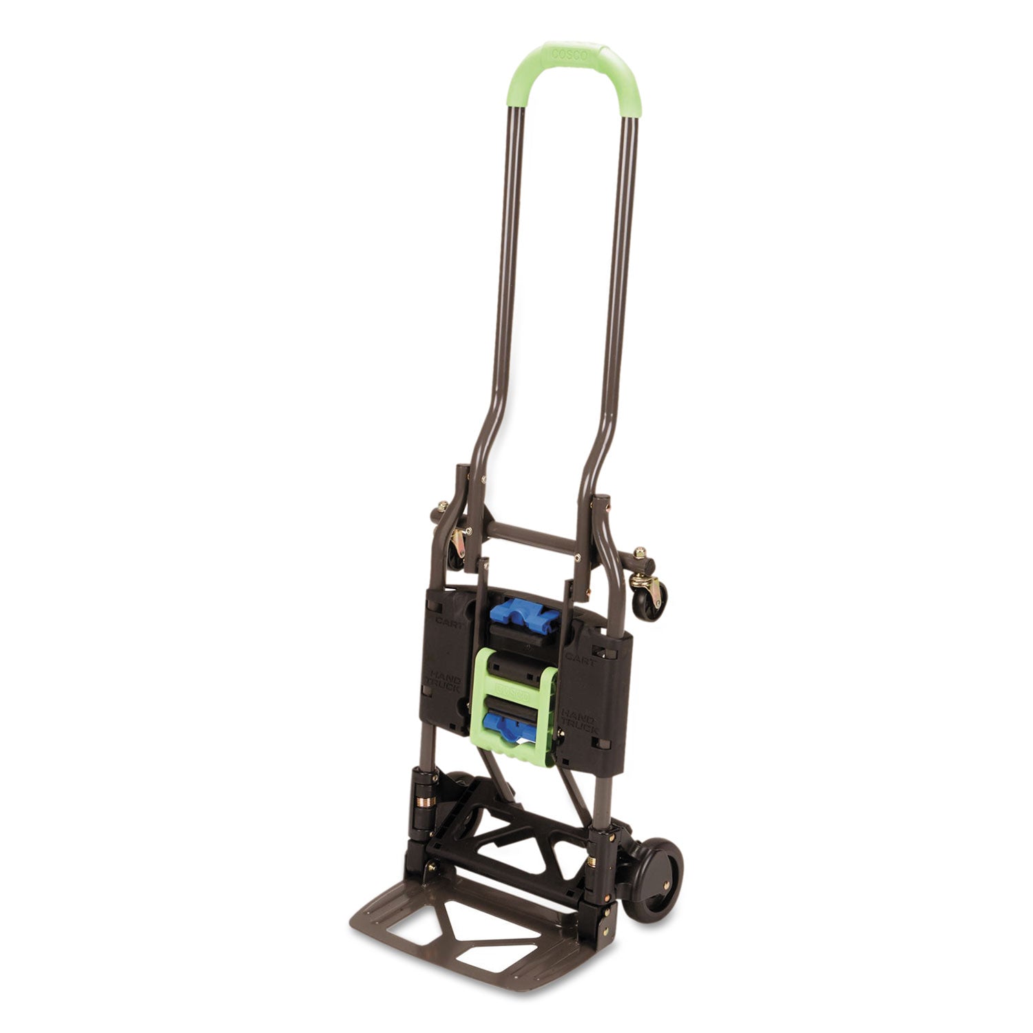 2-in-1-multi-position-hand-truck-and-cart-300-lbs-1663-x-1275-x-4925-black-blue-green_csc12222pbg1e - 2