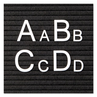 Character Sets, Pin, White, 1"h, 300/Set