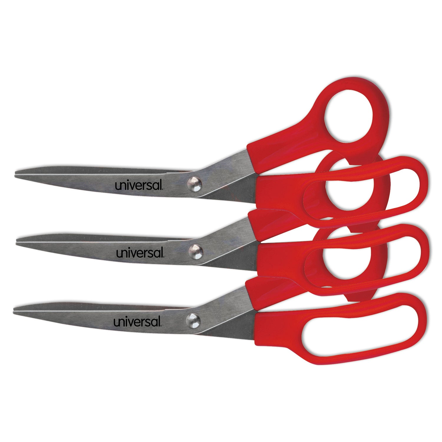 general-purpose-stainless-steel-scissors-775-long-3-cut-length-red-offset-handles-3-pack_unv92019 - 1