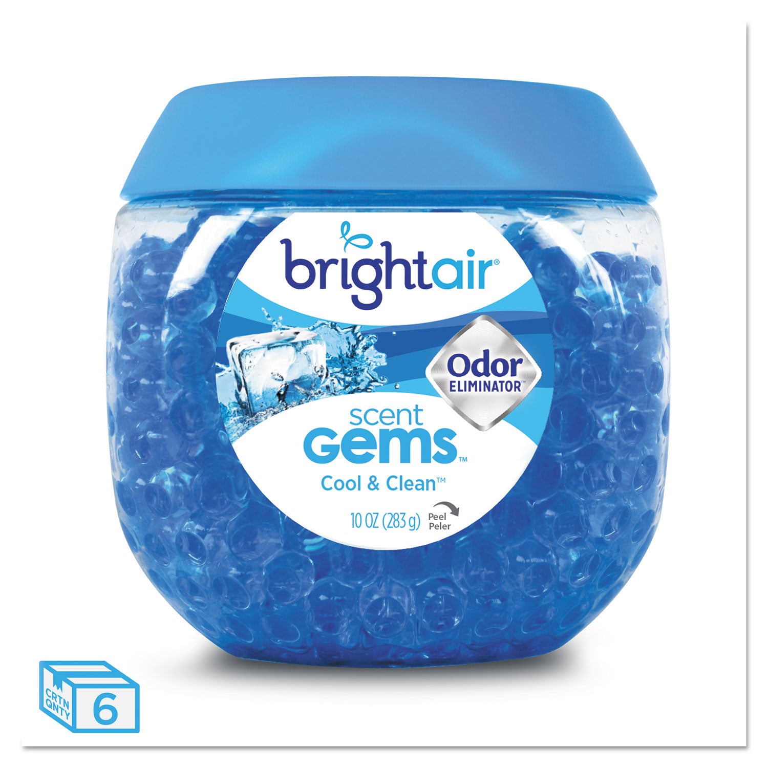 scent-gems-odor-eliminator-cool-and-clean-blue-10-oz-jar-6-carton_bri900228ct - 2