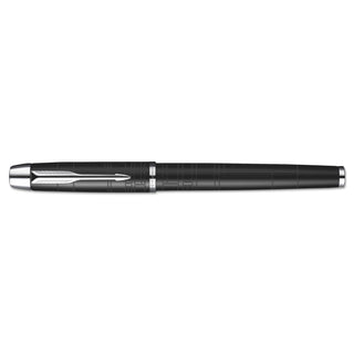 im-premium-roller-ball-pen-stick-fine-07-mm-black-ink-black-chrome-barrel_par1931658 - 2