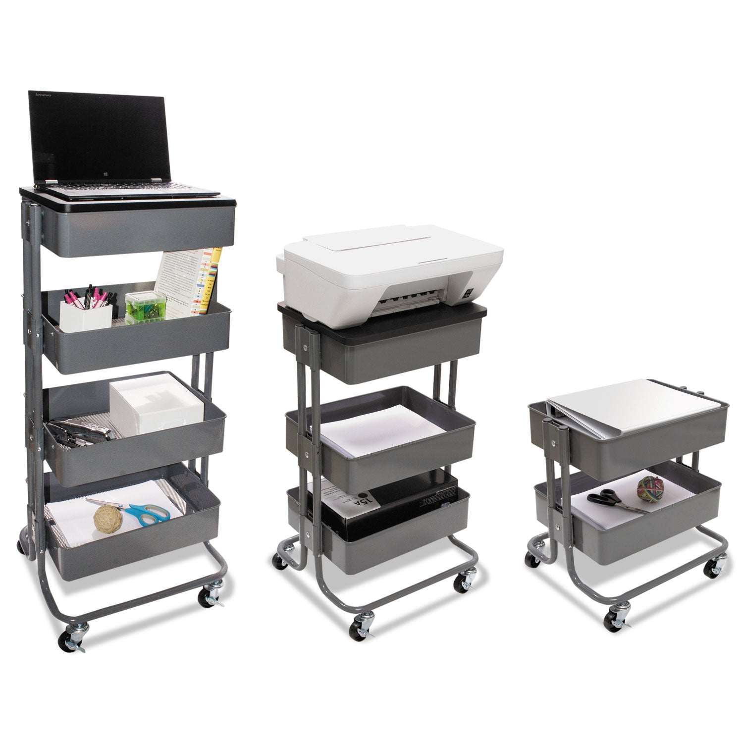 adjustable-multi-use-storage-cart-and-stand-up-workstation-1525-x-11-x-185-to-39-gray_vrtvf51025 - 2