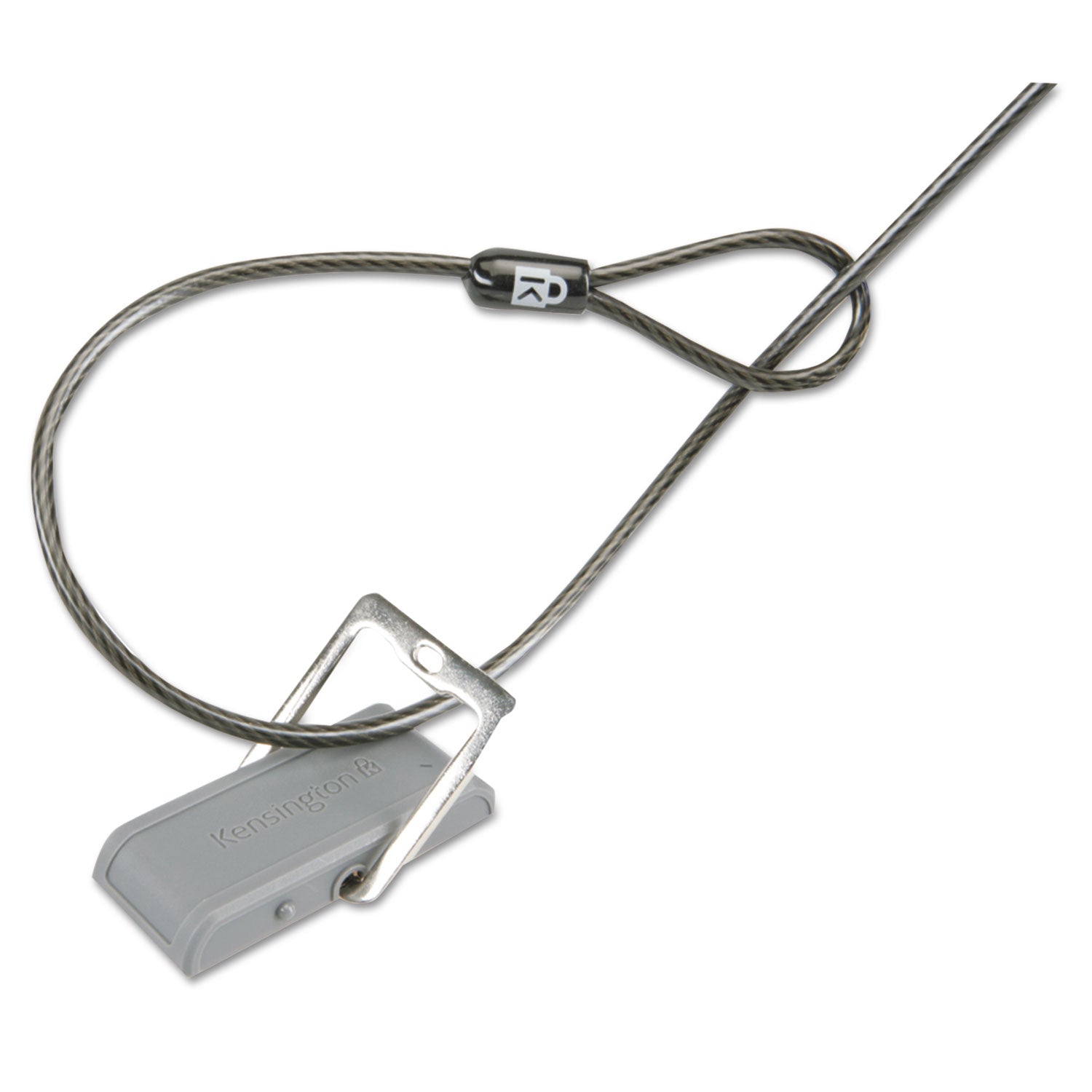 Desk Mount Cable Anchor, Gray/White - 
