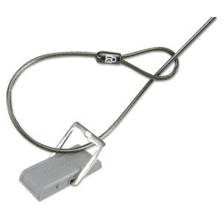Desk Mount Cable Anchor, Gray/White - 