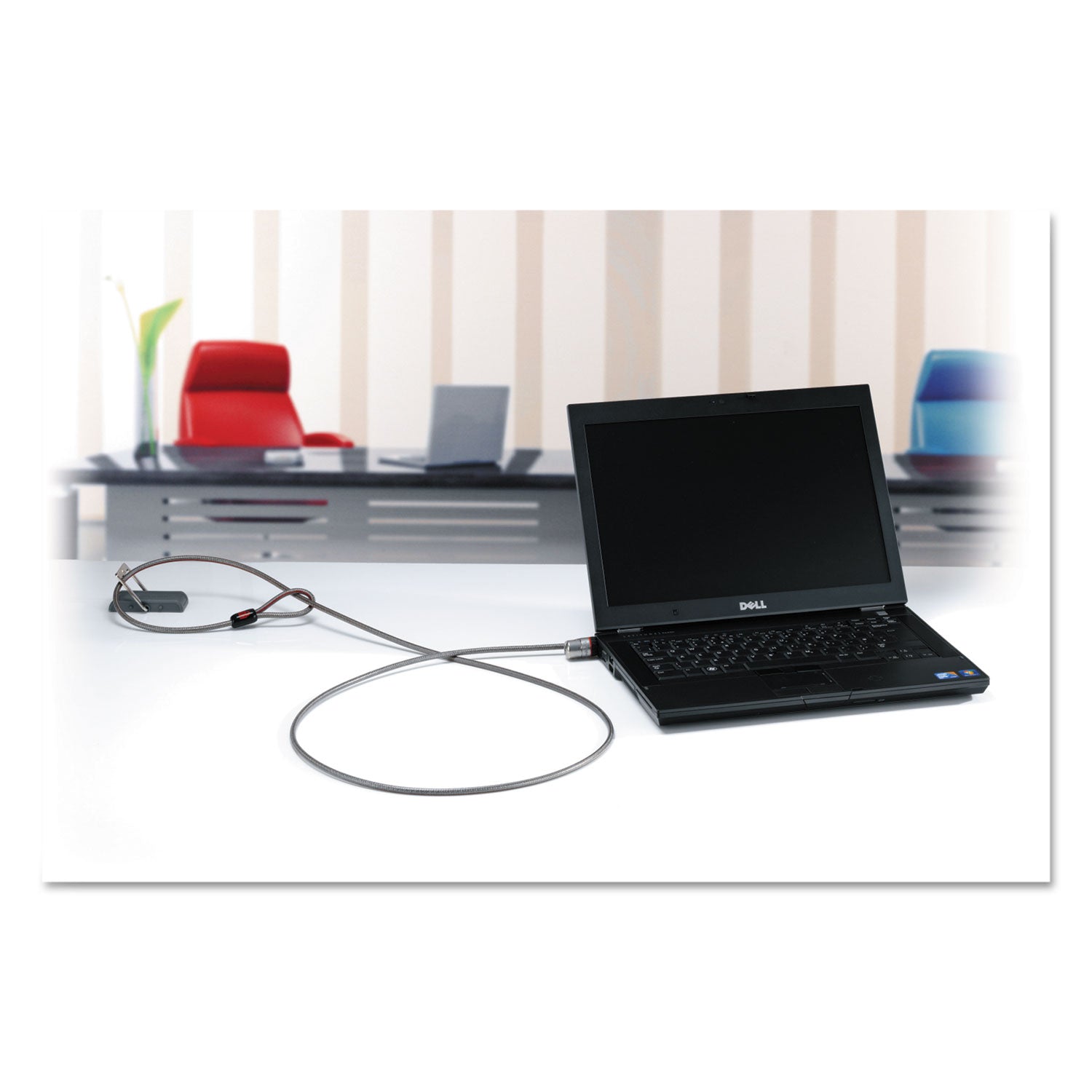 Desk Mount Cable Anchor, Gray/White - 
