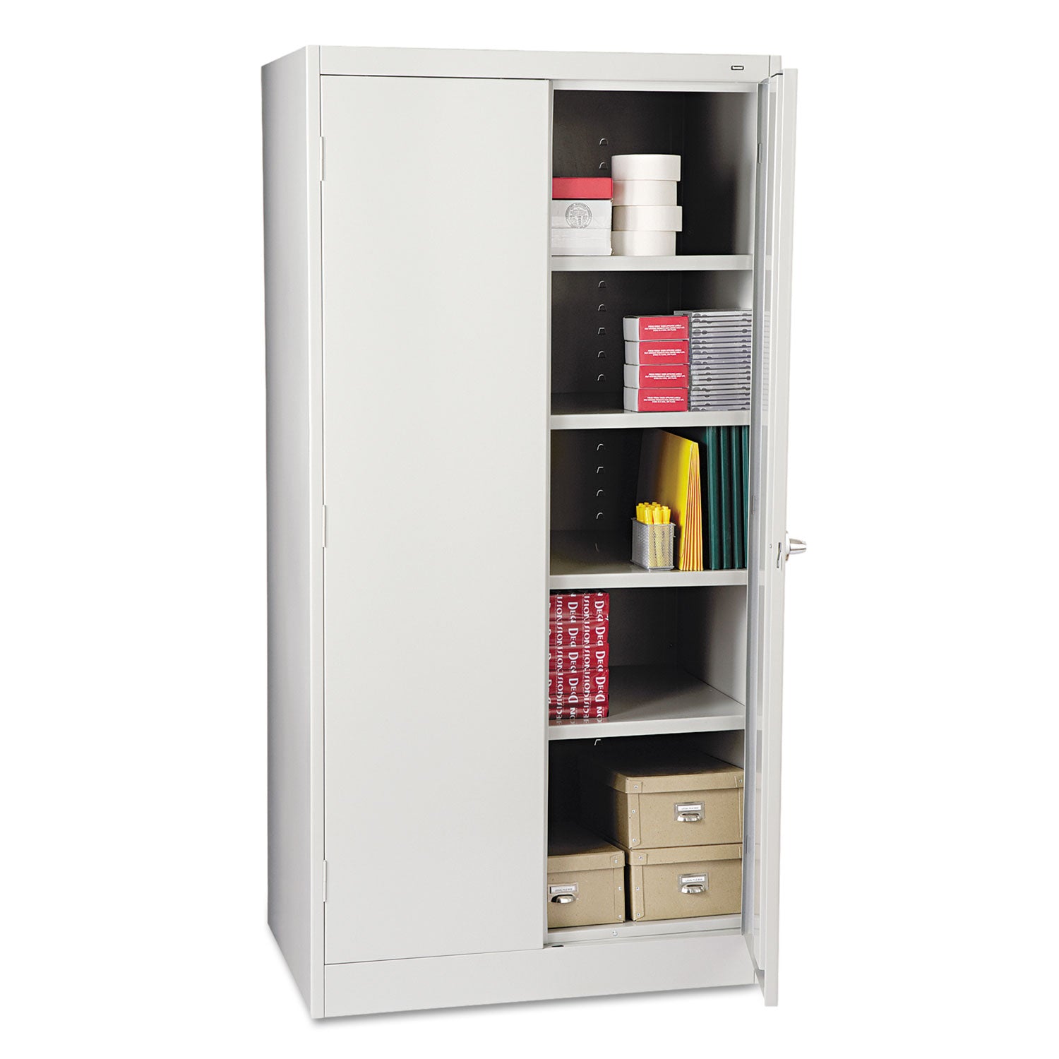 72" High Standard Cabinet (Unassembled), 36w x 24d x 72h, Light Gray - 