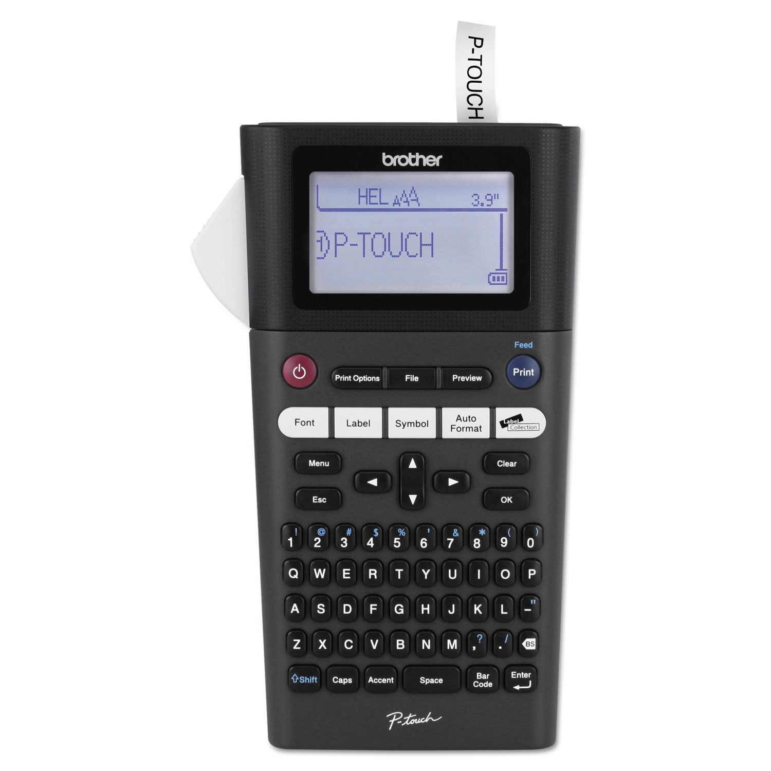 PT-H300LI Rechargeable Take-It-Anywhere Labeler, 5 Lines, 5.25 x 8.5 x 2.63
