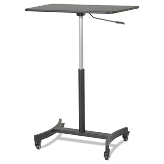 dc500-high-rise-collection-mobile-adjustable-standing-desk-3075-x-22-x-29-to-44-black_vctdc500 - 3